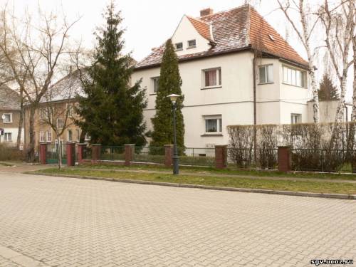 В этом доме жили польские семьи.