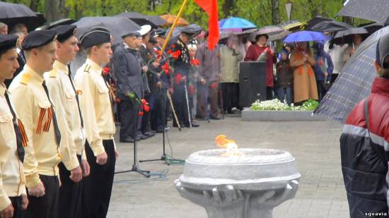 День Победы в Гурьевске